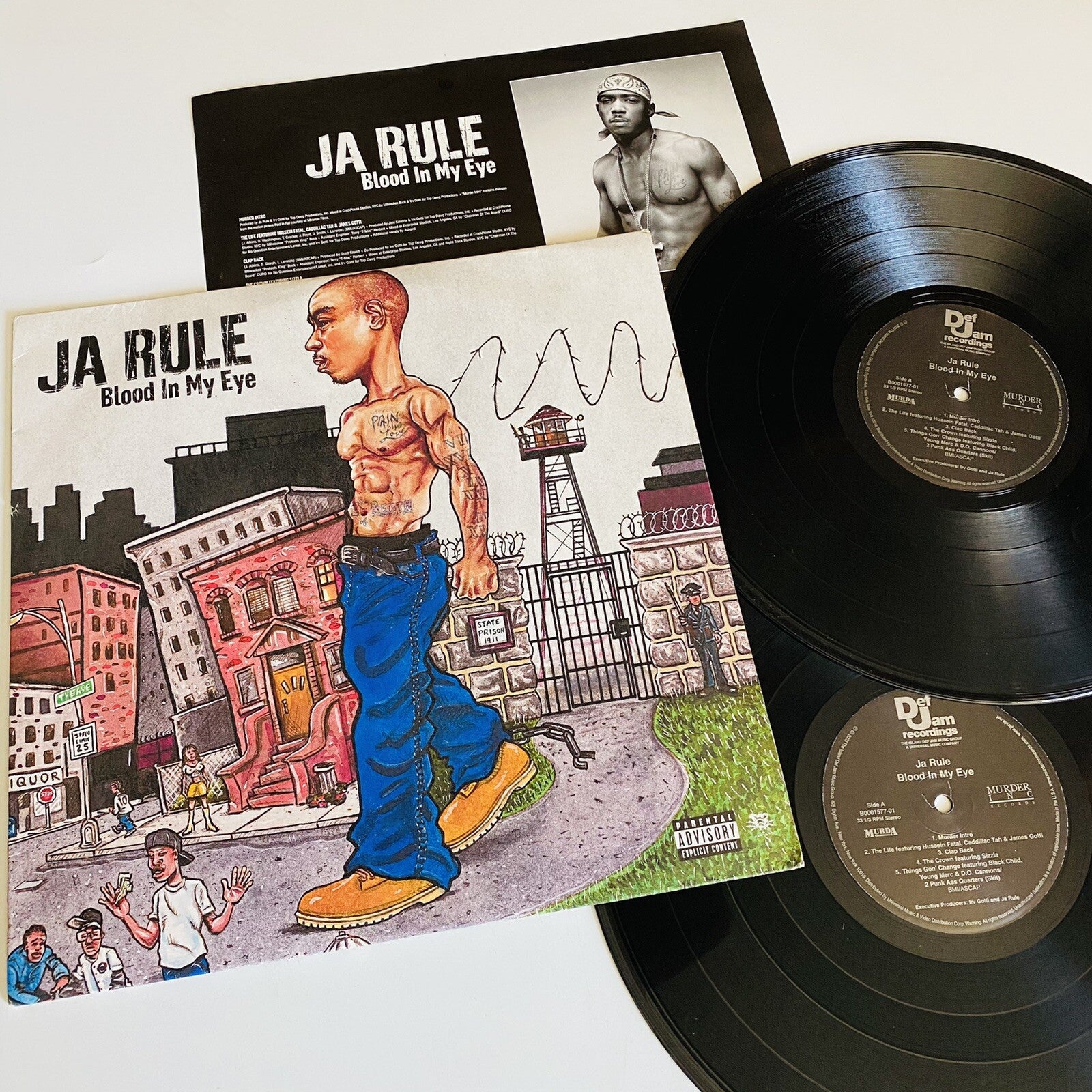 Ja Rule BLOOD IN MY EYE Vinyl 2xLP Record VG+