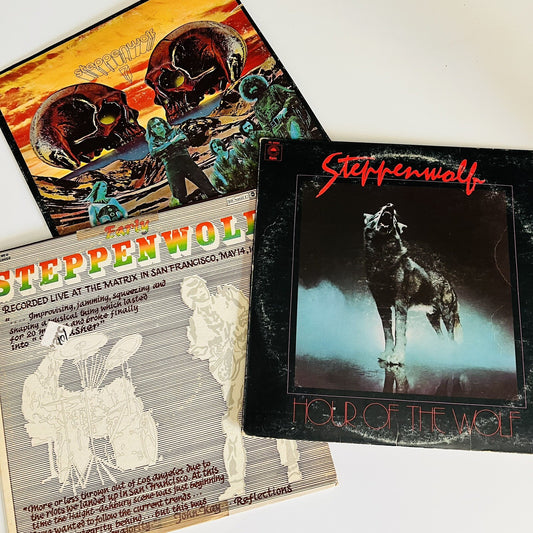 Steppemwolf 7 + HOUR OF THE WOLF + EARLY Vinyl LP Records VG/VG+