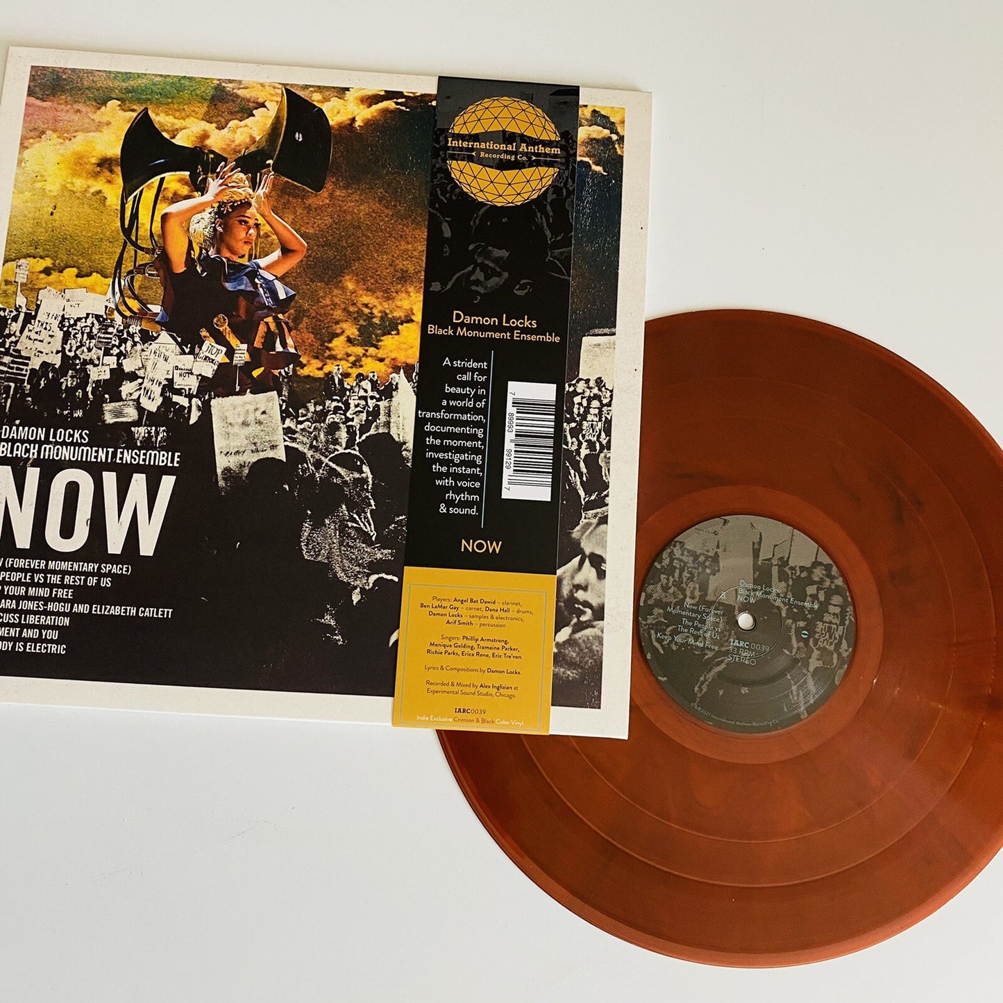 Damon Locks & Black Monument Ensemble NOW Color Vinyl LP Record NEW