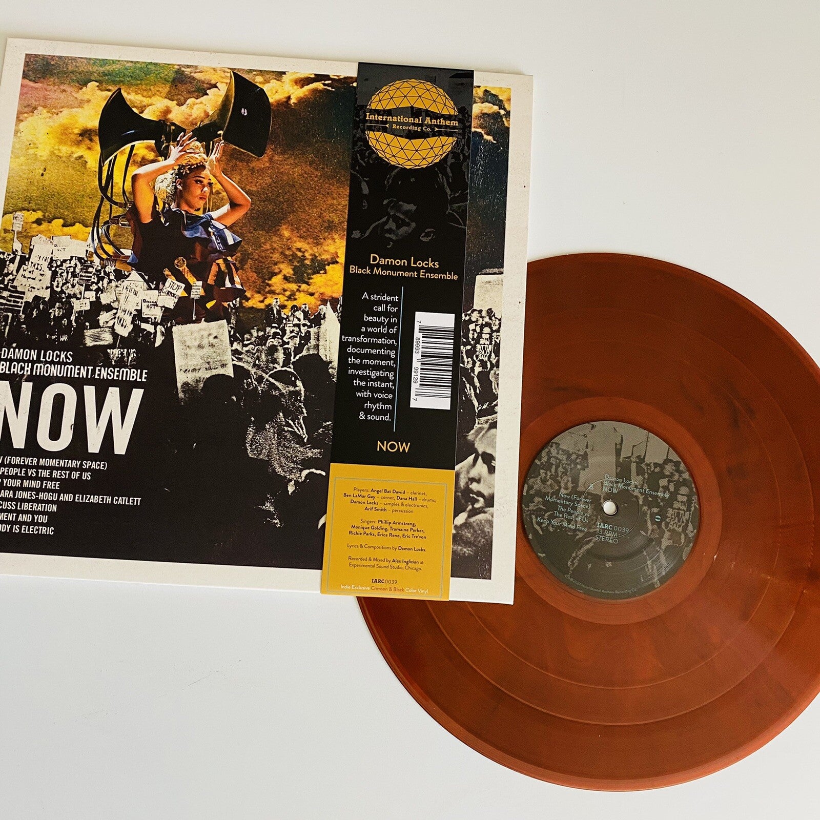 Damon Locks & Black Monument Ensemble NOW Color Vinyl LP Record NEW