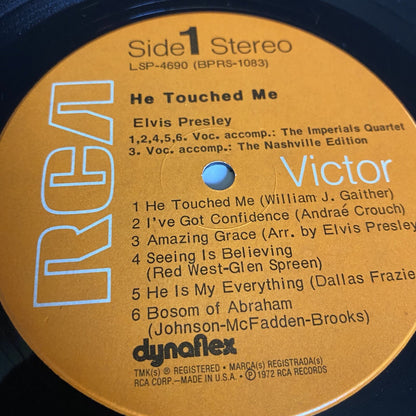 Elvis Presley HE TOUCHED ME Vinyl LP Record VG/VG+