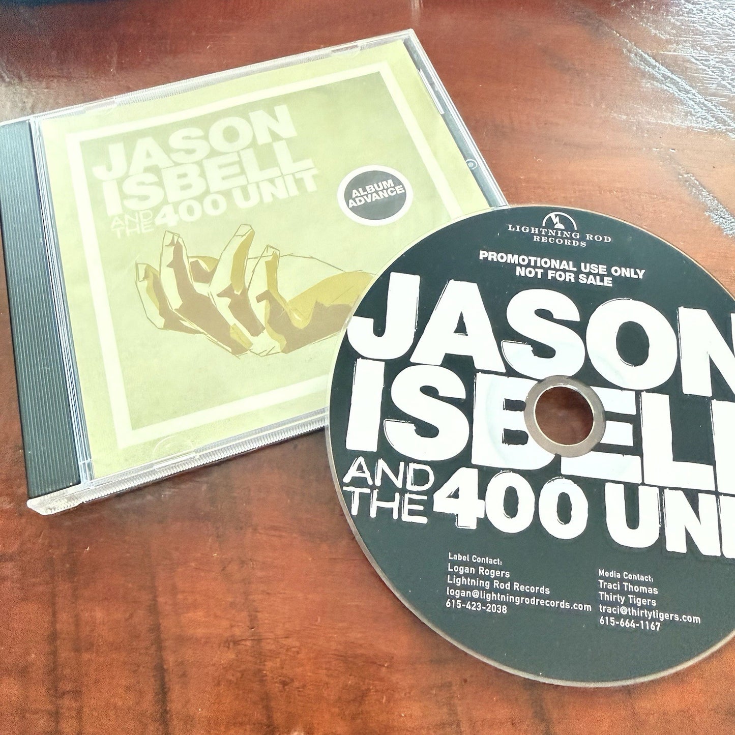 Jason Isbell and The 400 Unit ADVANCED COPY DEBUT ALBUM Compact Disc EXCELLENT
