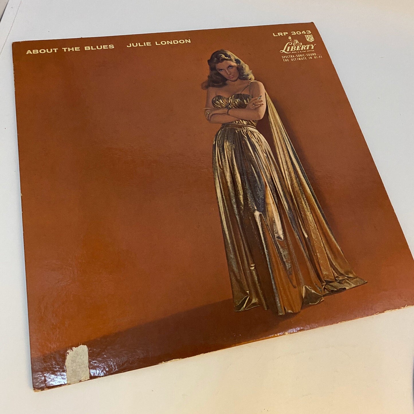 Julie London ABOUT THE BLUES Cinyl LP Record VG+ 