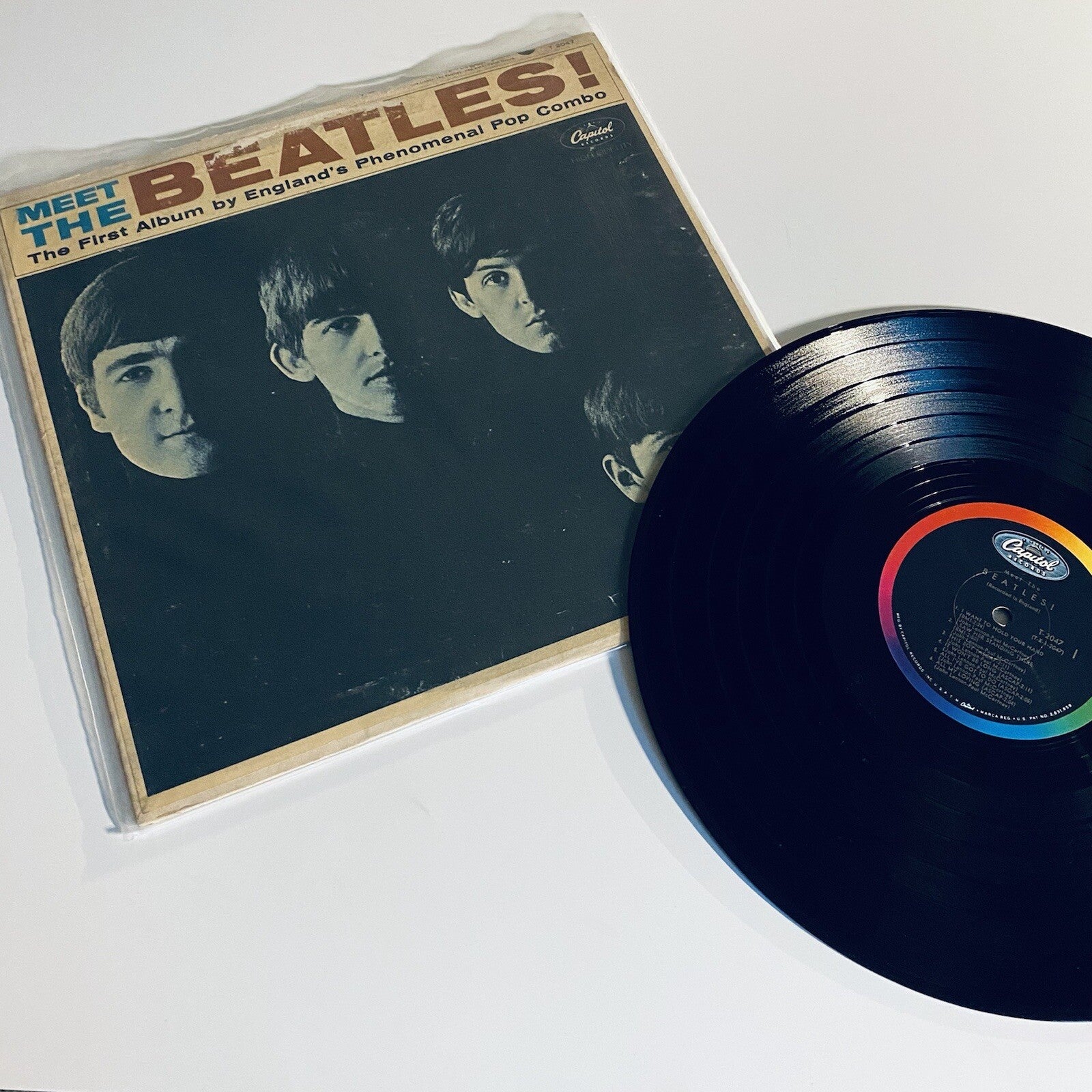 Beatles MEET THE BEATLES! Vinyl LP Record MONO Scranton Pressing VG/VG 