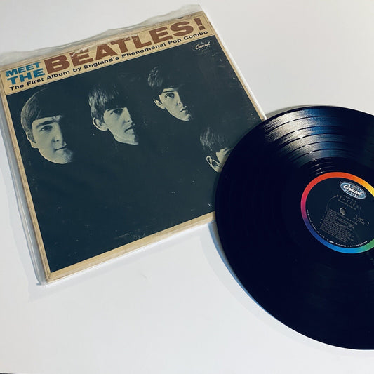 Beatles MEET THE BEATLES! Vinyl LP Record MONO Scranton Pressing VG/VG 