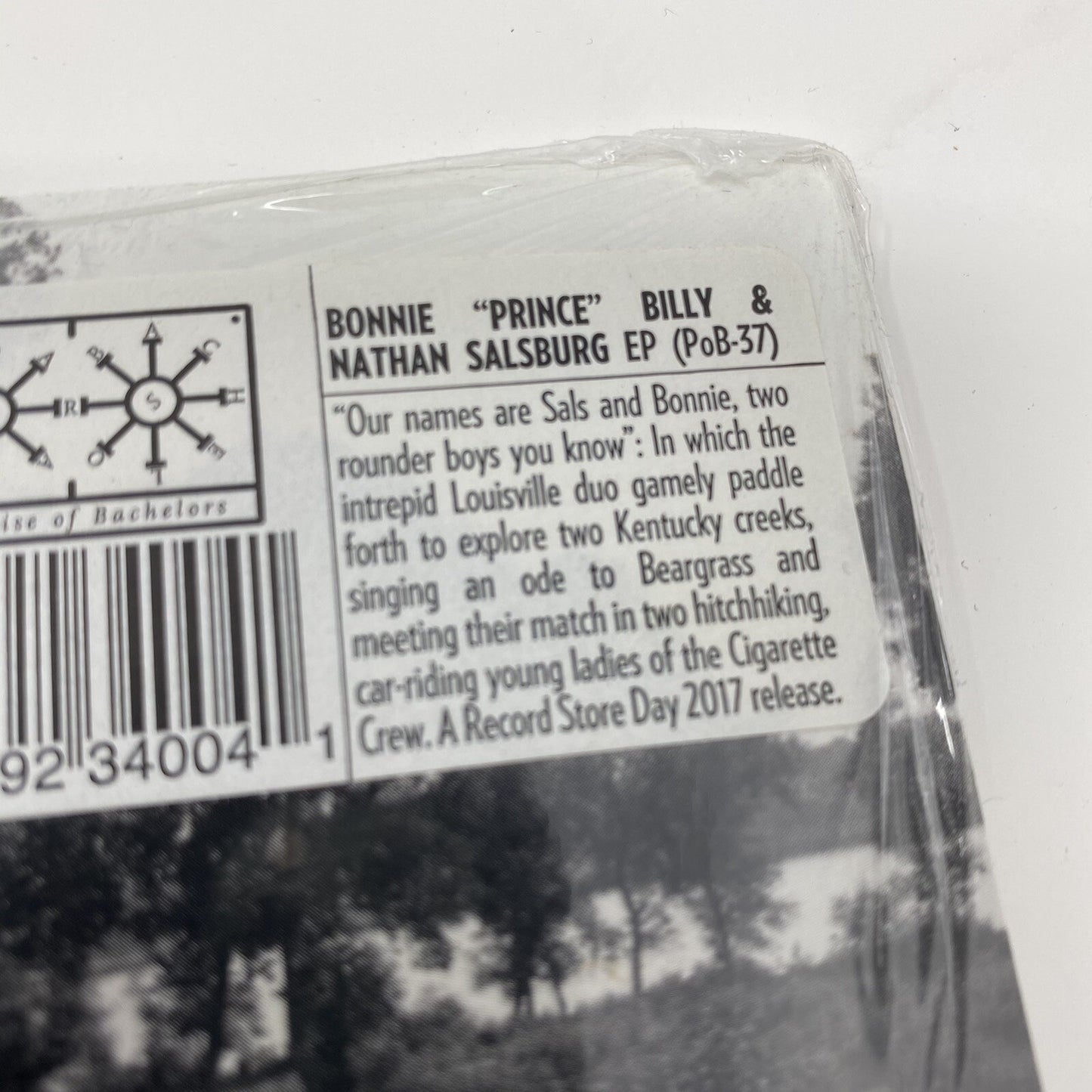 Bonnie Prince Billy & Nathan Salsburg BEARGRASS SONG Vinyl 7” EP Record SEALED