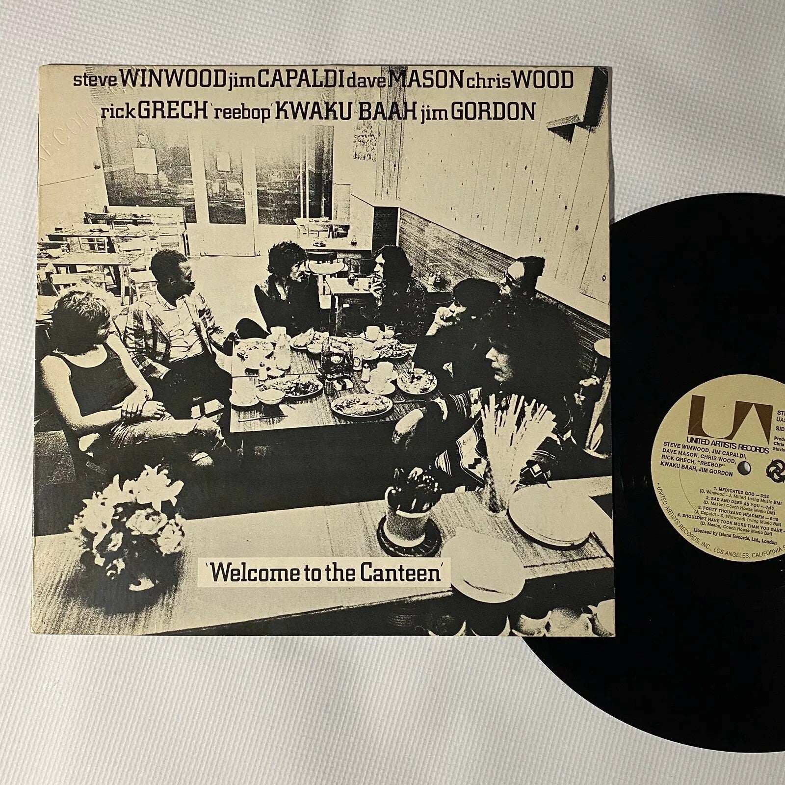 WELCOME TO THE CANTEEN S Winwood J Capaldi D Mason VINYL LP RECORD VG+