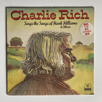 Charlie Rich SINGS THE SONGS OF HANK WILLIAMS & OTHERS Vinyl LP Record SEALED