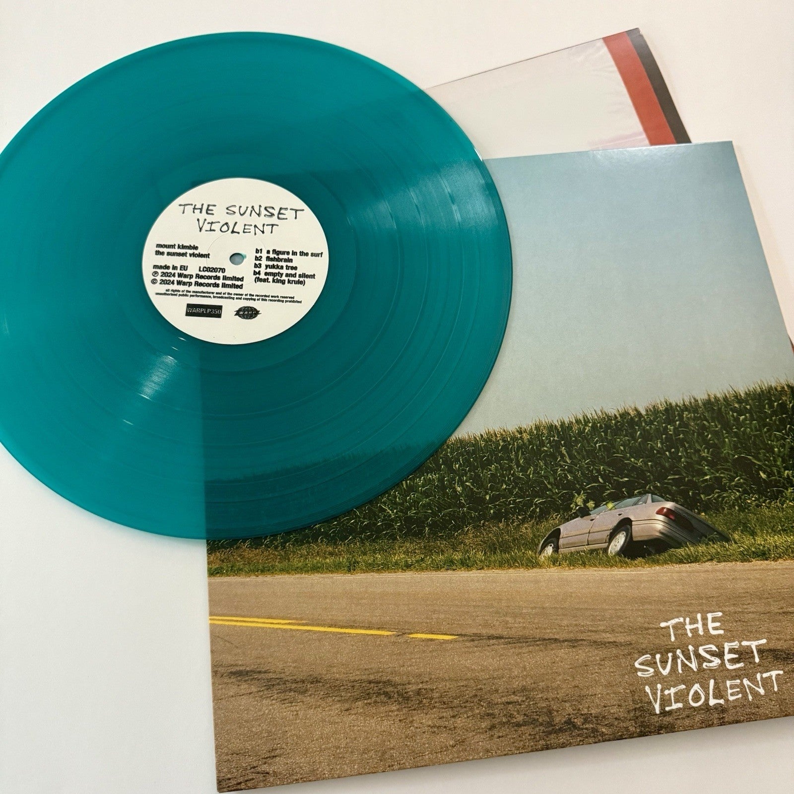 Mount Kimbie THE SUNSET VIOLENT Color Vinyl LP Record NEW