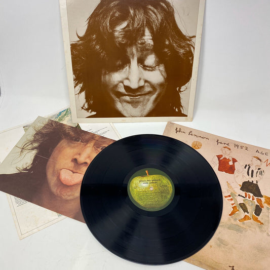 John Lennon WALLS & BRIDGES Vinyl LP Record VG+ Orig Sleeves & Booklet 1st press