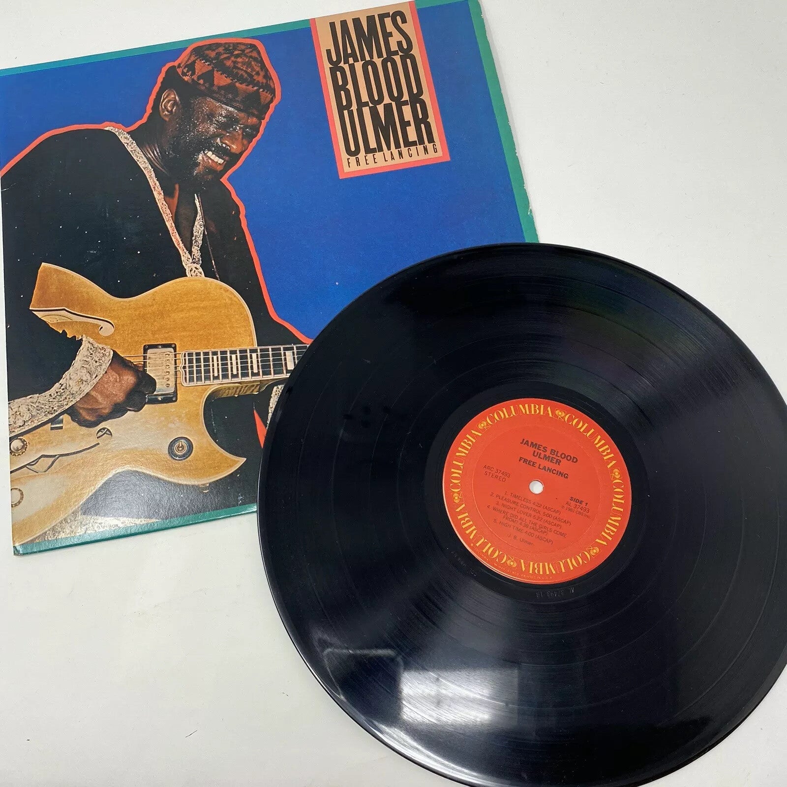 James Blood Ulmer FREE LANCING Vinyl LP Record 37493 1981 VG+
