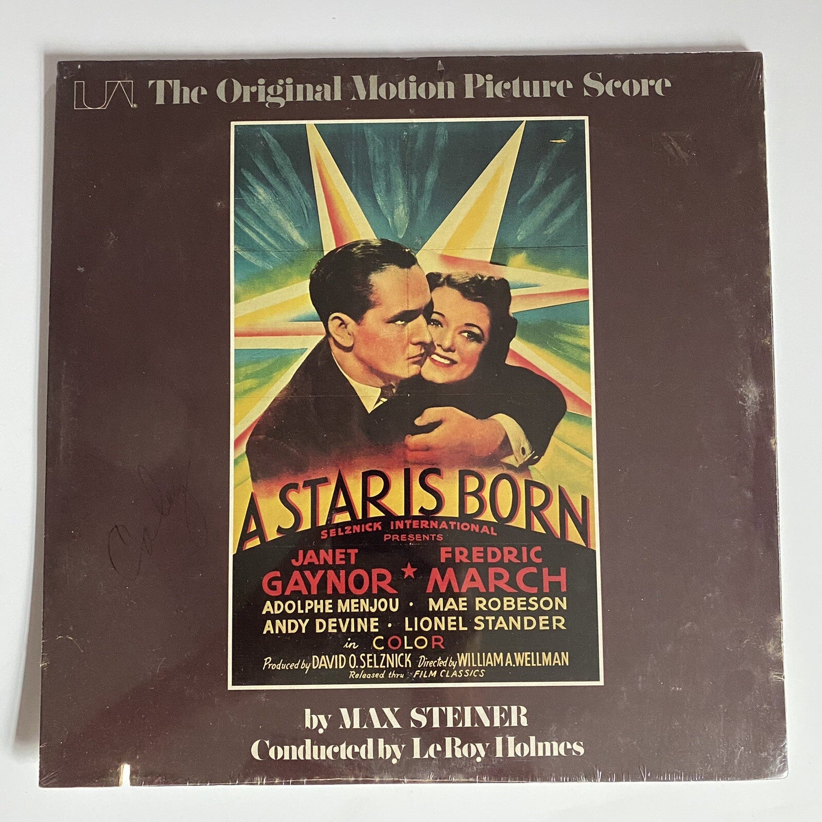 A STAR IS BORN Max Steiner LP United Artists Vinyl movie Soundtrack SEALED