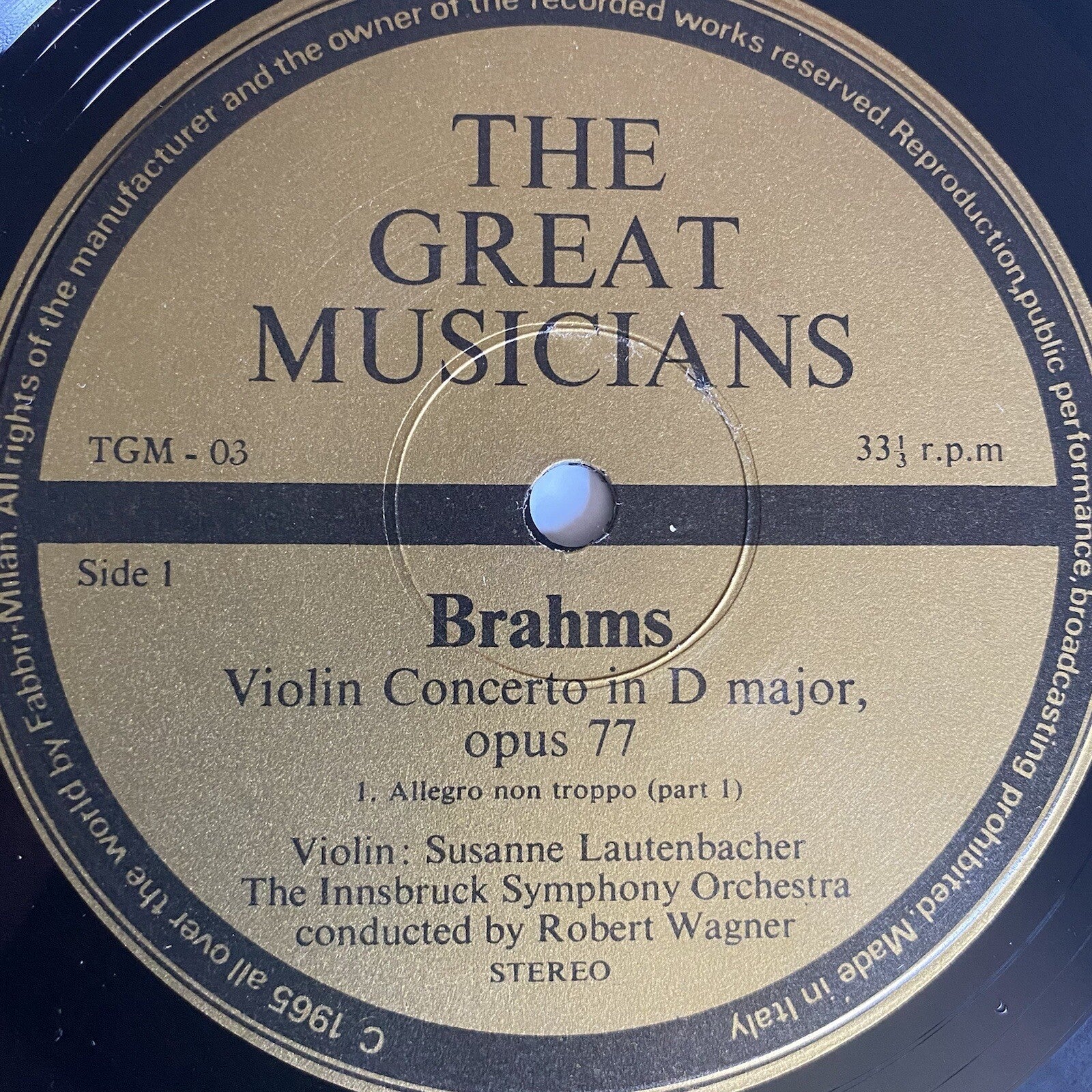 THE GREAT MUSICIANS 10” Vinyl Series w/books MOZART, HAYDN, BRAHMS VG+
