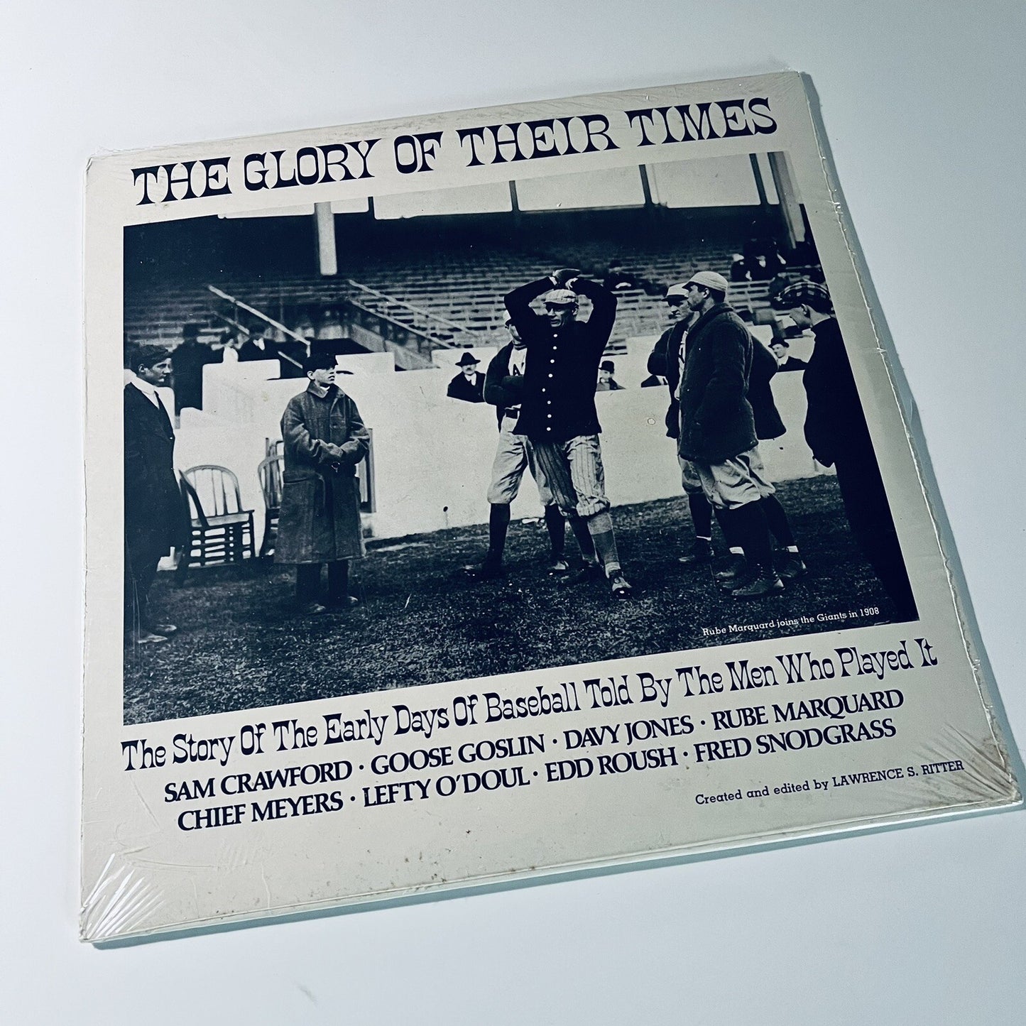 The Glory Of Their Times LP Story of early days of Baseball VINYL RECORD SEALED