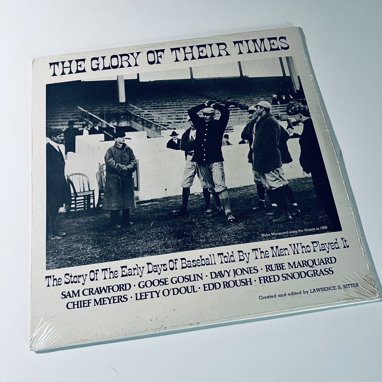 The Glory Of Their Times LP Story of early days of Baseball VINYL RECORD SEALED