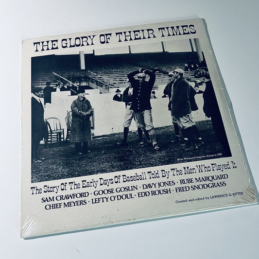 The Glory Of Their Times LP Story of early days of Baseball VINYL RECORD SEALED