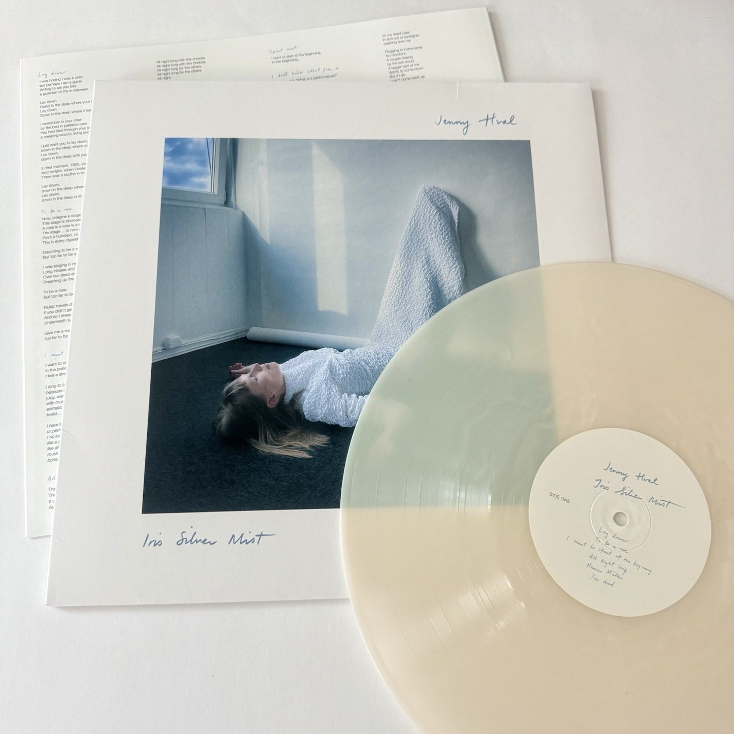 Jenny Hval IRIS SILVER MIST (2025) Color Vinyl LP Record NEW Pearl