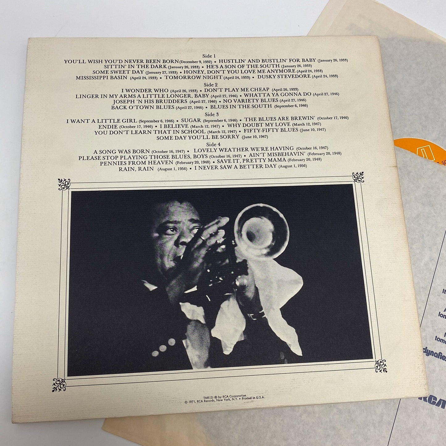 Louis Armstrong JULY 4, 1900/JULY 6, 1971 Vinyl 2xLP Record VG+
