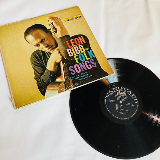 Leon Bibb SINGS FOLK SONGS Vinyl LP Record VSD 2012 VG+/G+