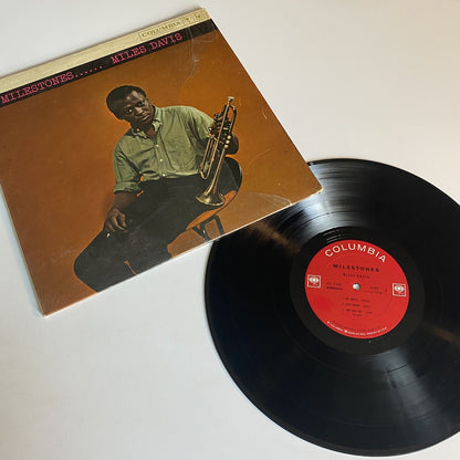 Miles Davis MILESTONES Vinyl LP Record PITMAN Mono RE VG+