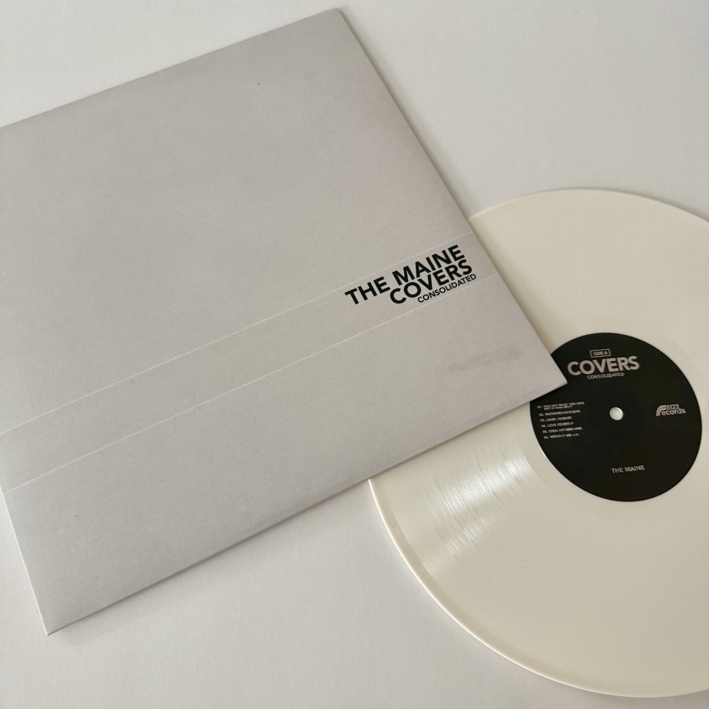 The Maine COVERS CONSOLIDATED Bone Vinyl LP Record NEW