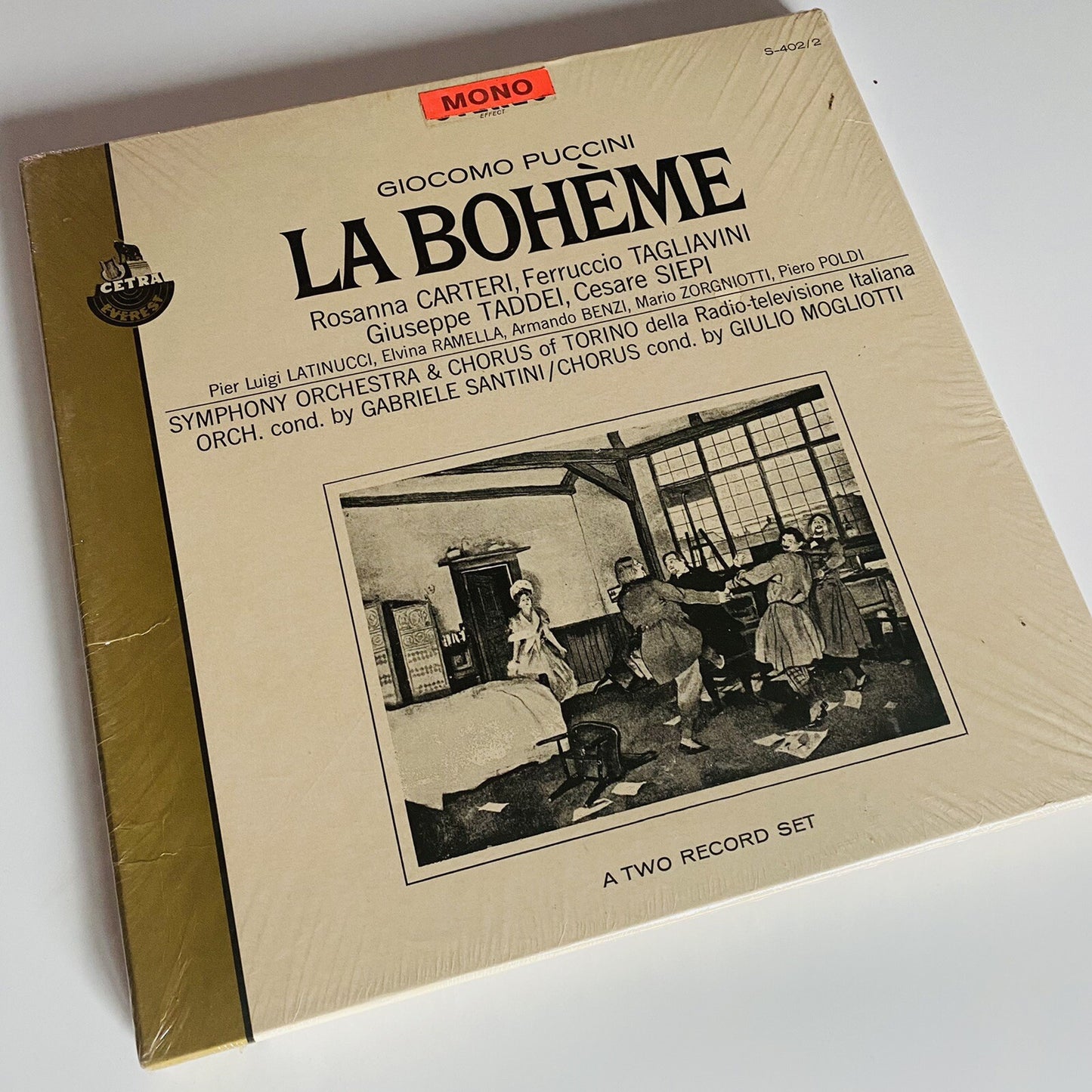 Giocomo Puccini  La Bohème MONO Vinyl 2LP Records SEALED