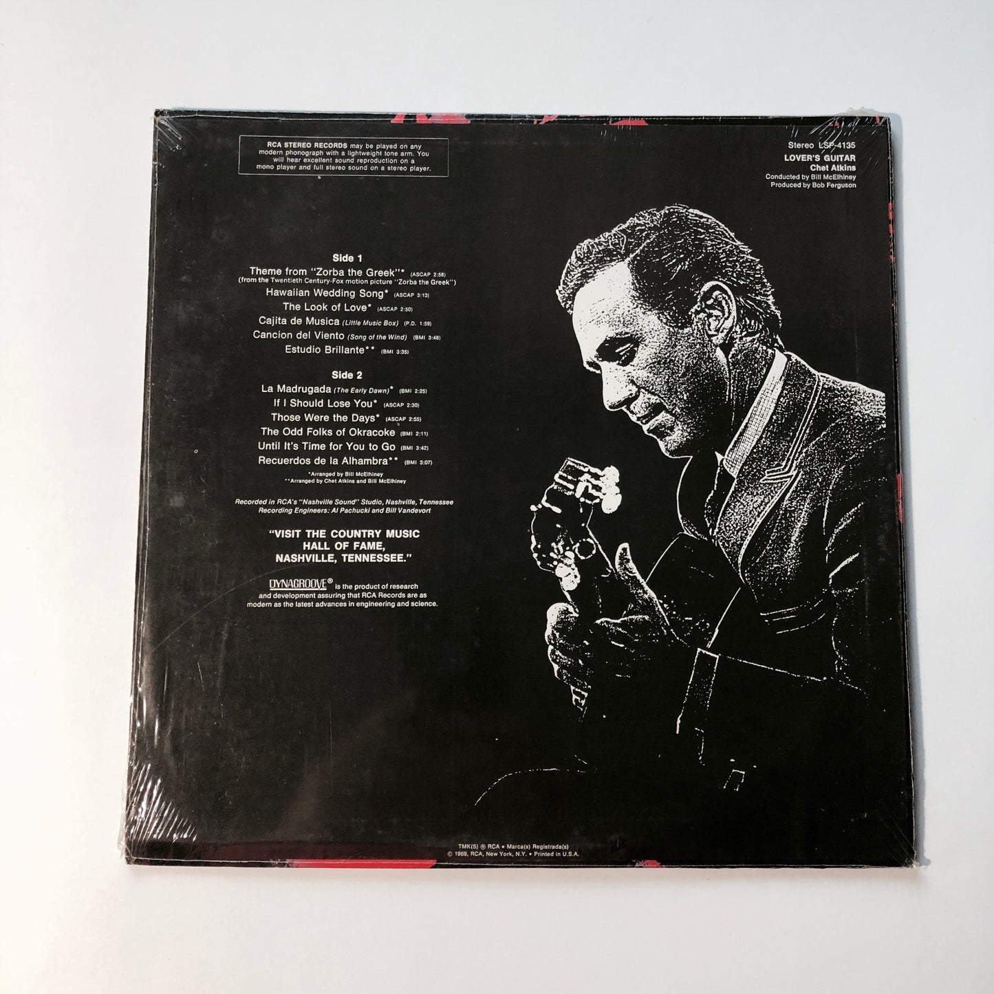CHET ATKINS Lover's Guitar LSP-4135 RCA/VICTOR 1st U.S. Press NM