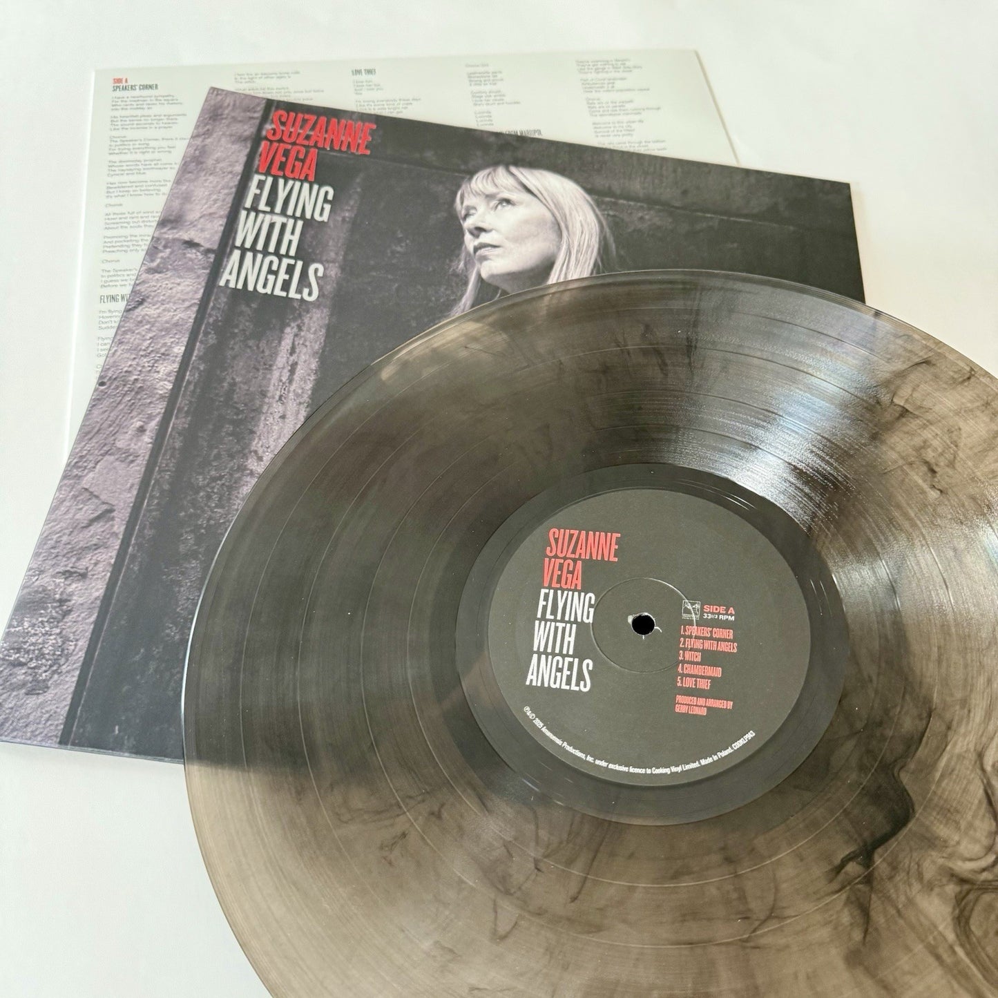 Suzanne Vega FLYING WITH ANGELS Color Vinyl LP Record NEW