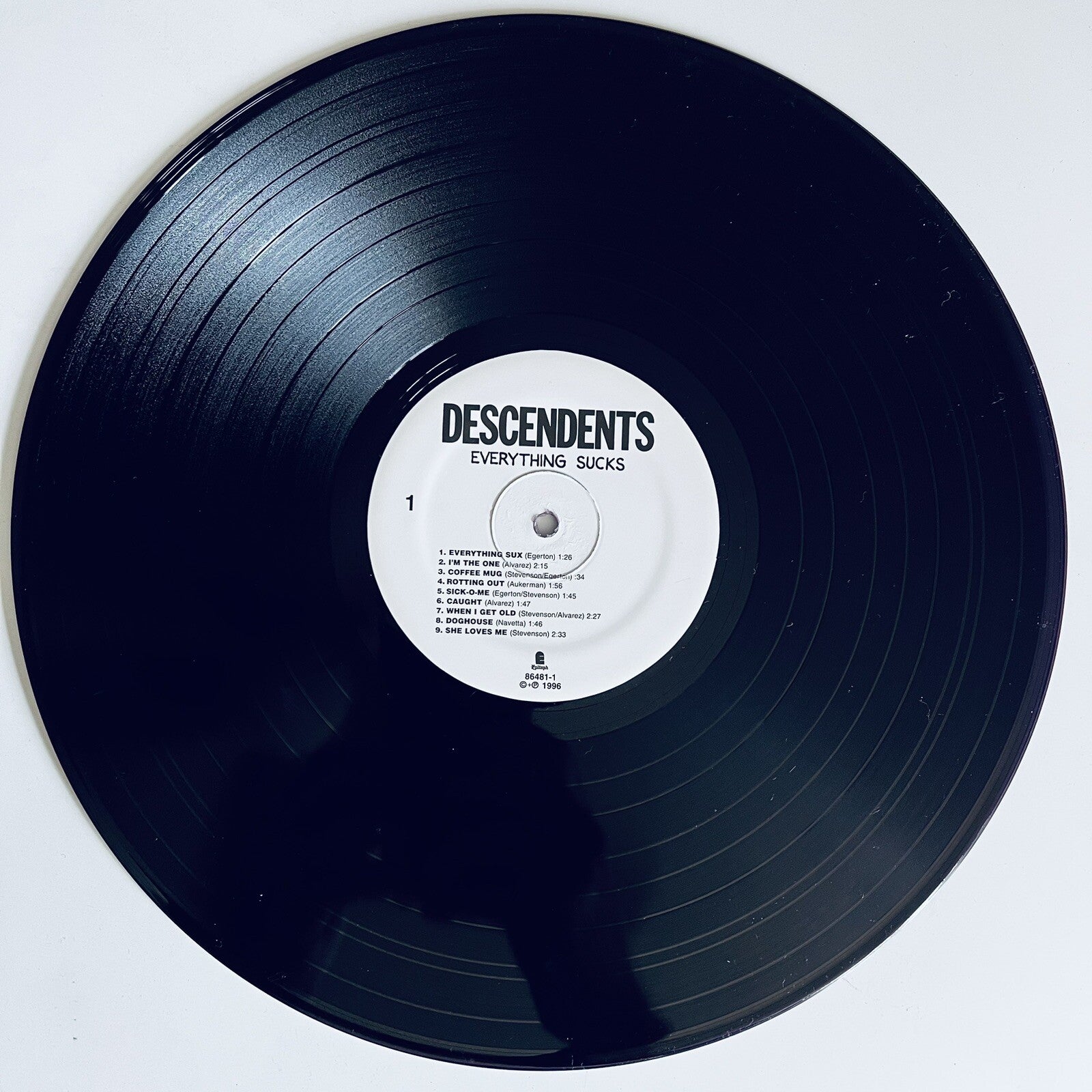 Descendents EVERYTHING SUCKS Color Vinyl LP 180g Record UNPLAYED