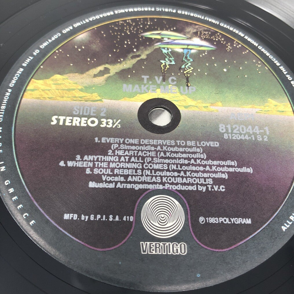 TVC T.V.C. Make Me Up VINYL LP RECORD Vertigo 812044
