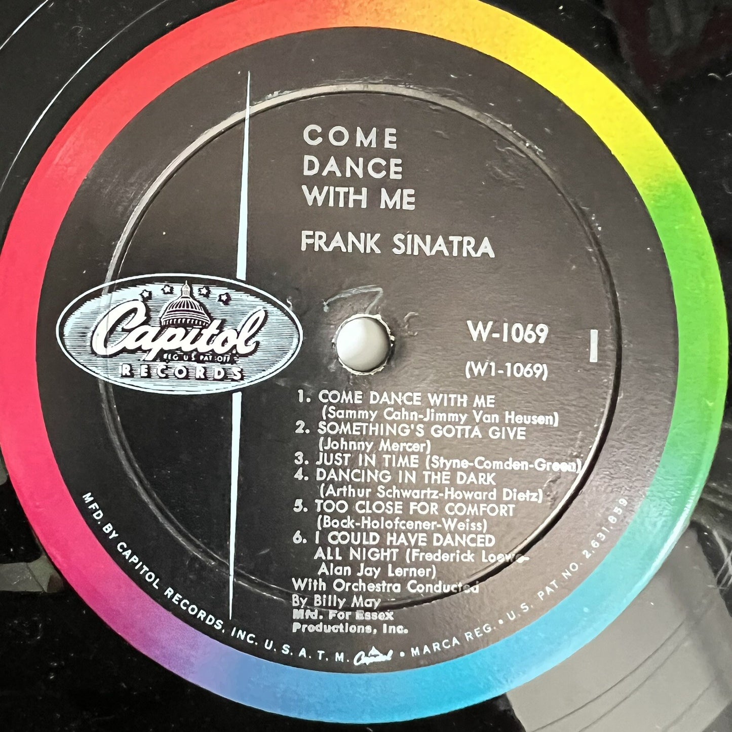 Frank Sinatra LOVE IS A KICK + COME DANCE WITH ME Vinyl LP Record VG+/VG