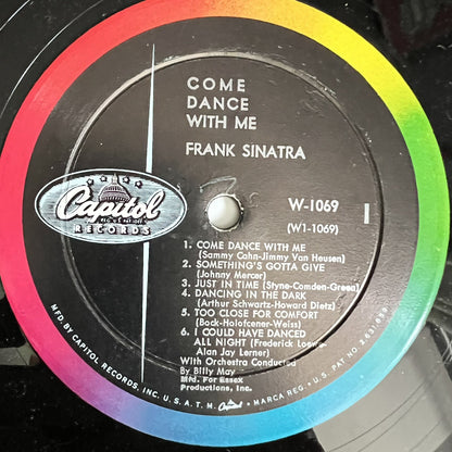 Frank Sinatra LOVE IS A KICK + COME DANCE WITH ME Vinyl LP Record VG+/VG