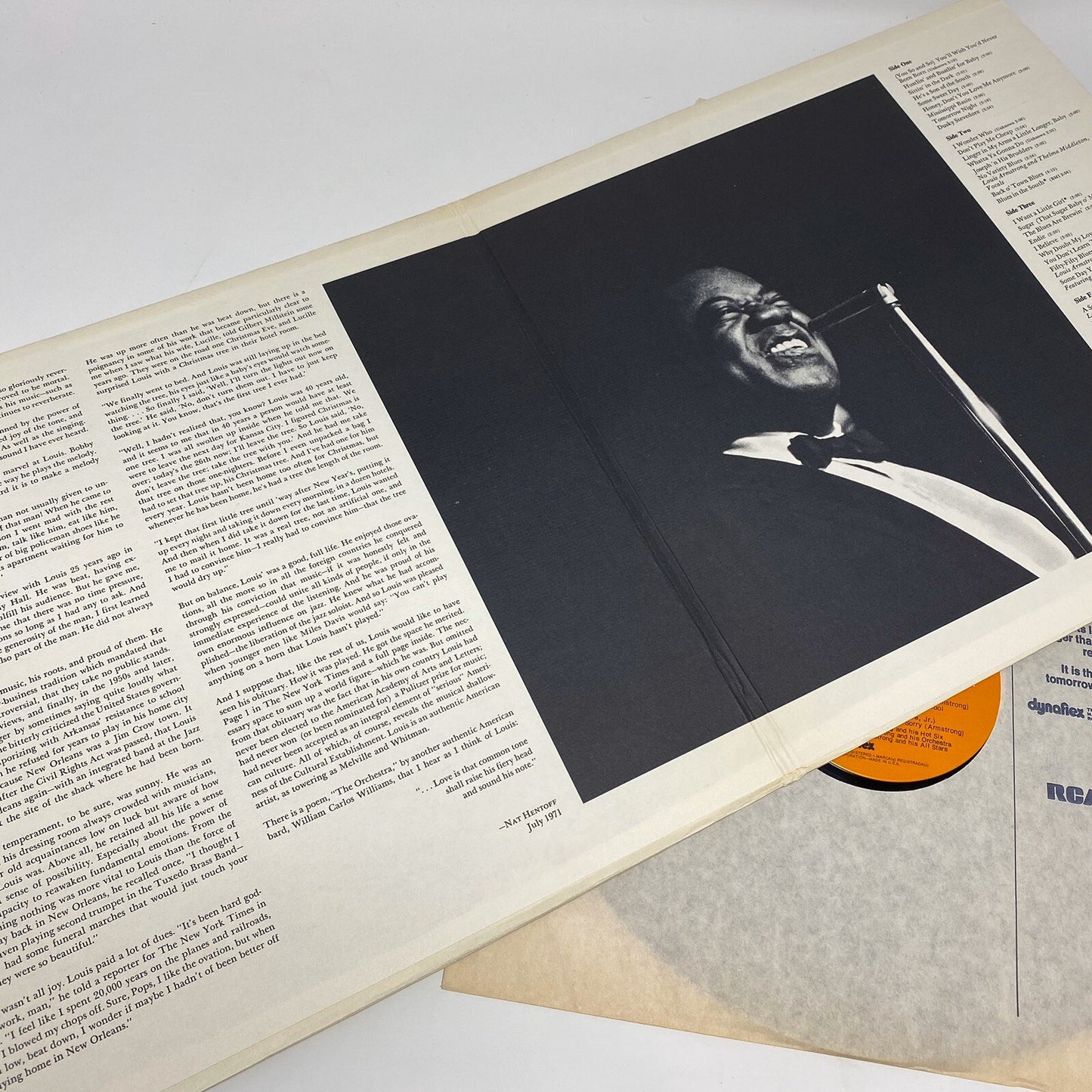 Louis Armstrong JULY 4, 1900/JULY 6, 1971 Vinyl 2xLP Record VG+