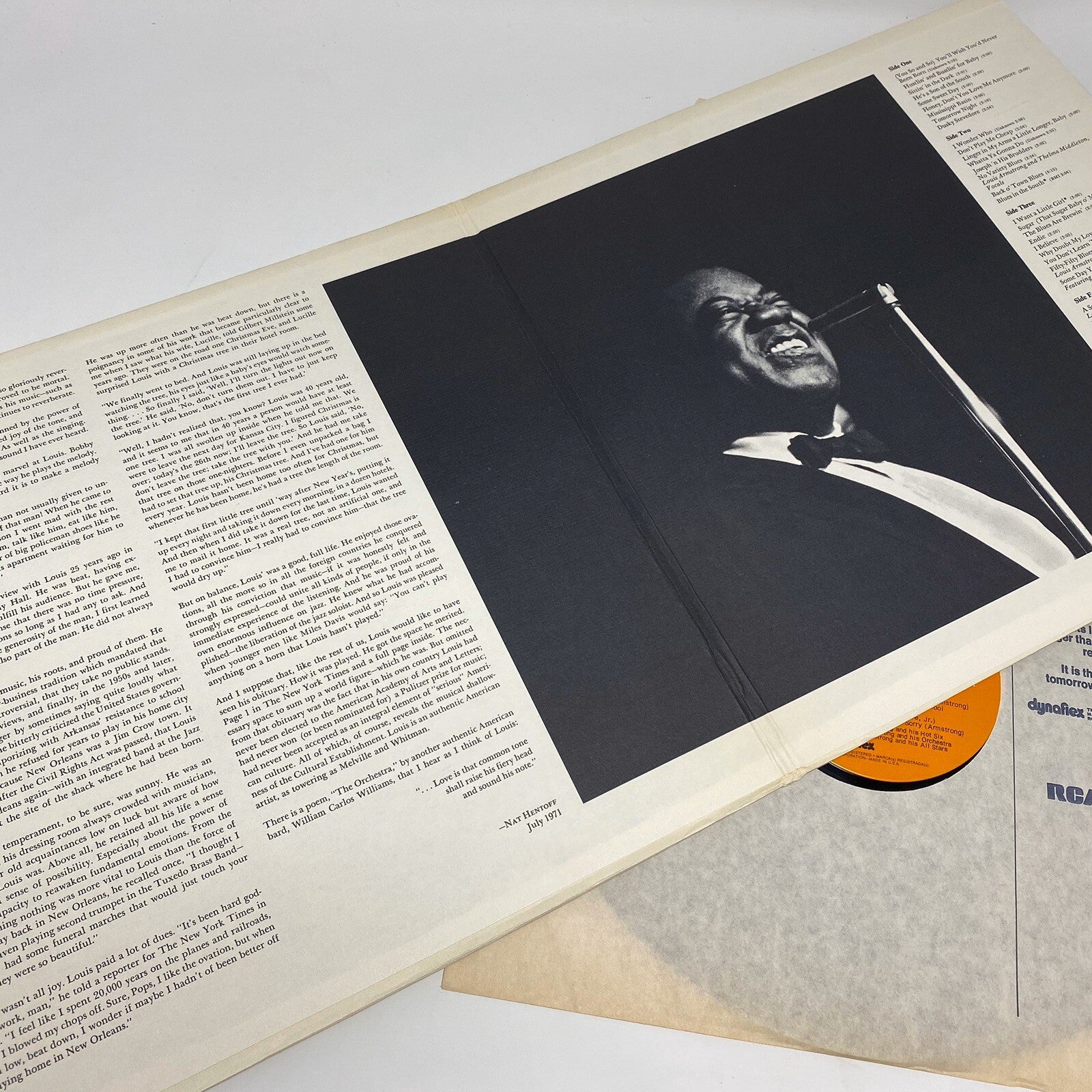 Louis Armstrong JULY 4, 1900/JULY 6, 1971 Vinyl 2xLP Record VG+