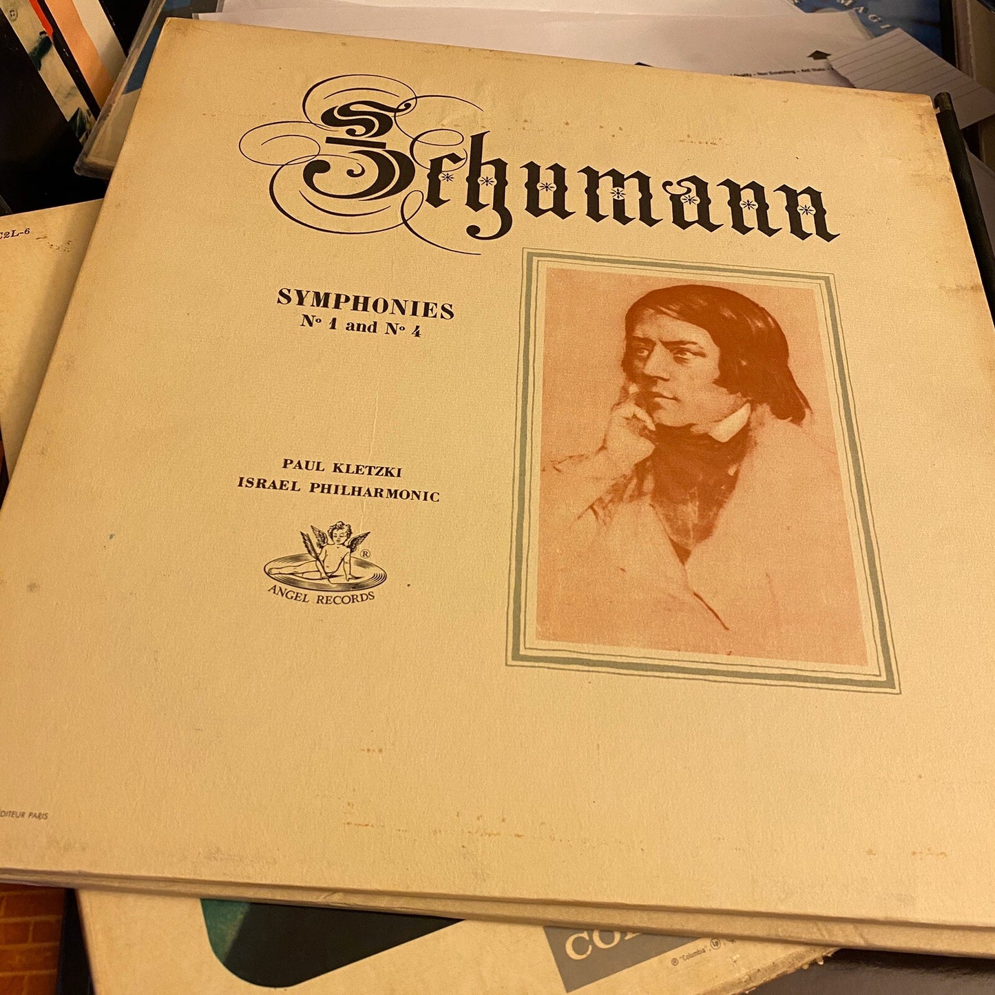Schumann Symphonies No. 1 and No. 4 ANGEL RECORDS VG+