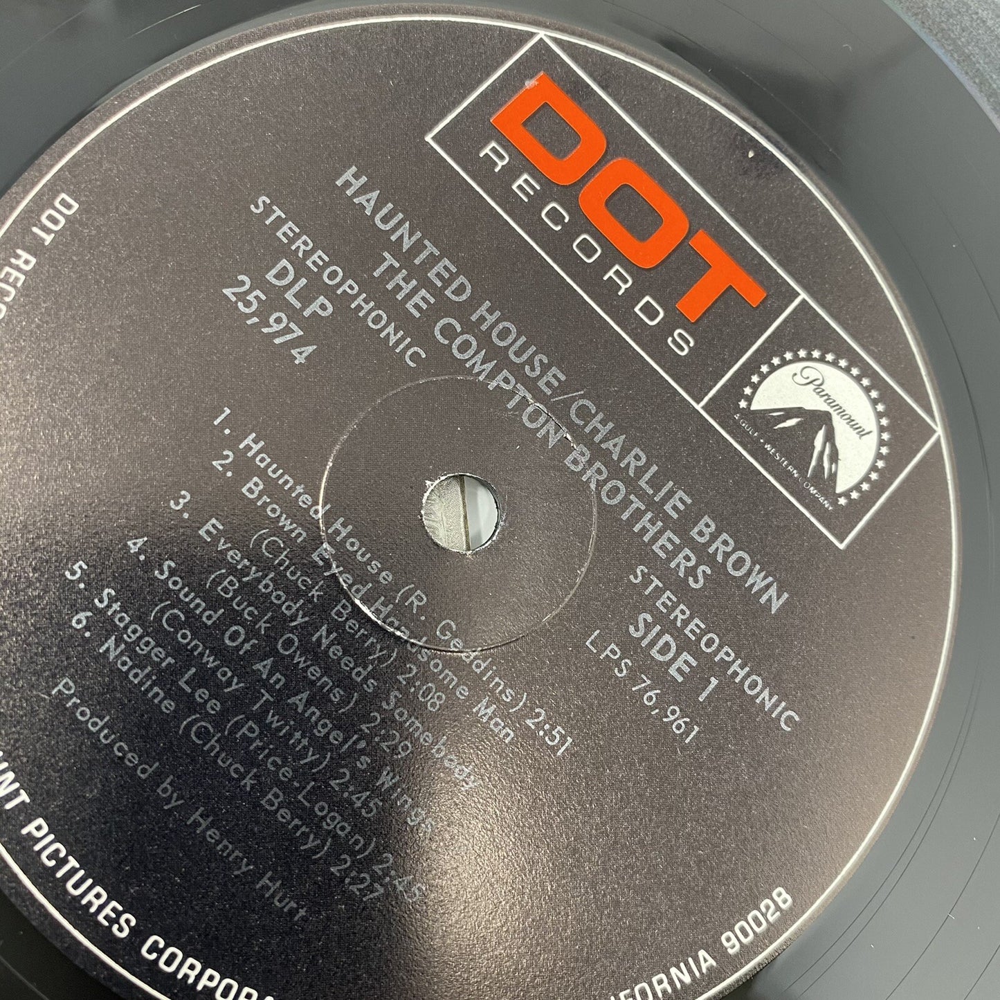 The Compton Brothers HAUNTED HOUSE CHARLIE BROWN Vinyl LP Record VG+