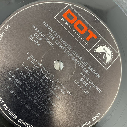 The Compton Brothers HAUNTED HOUSE CHARLIE BROWN Vinyl LP Record VG+