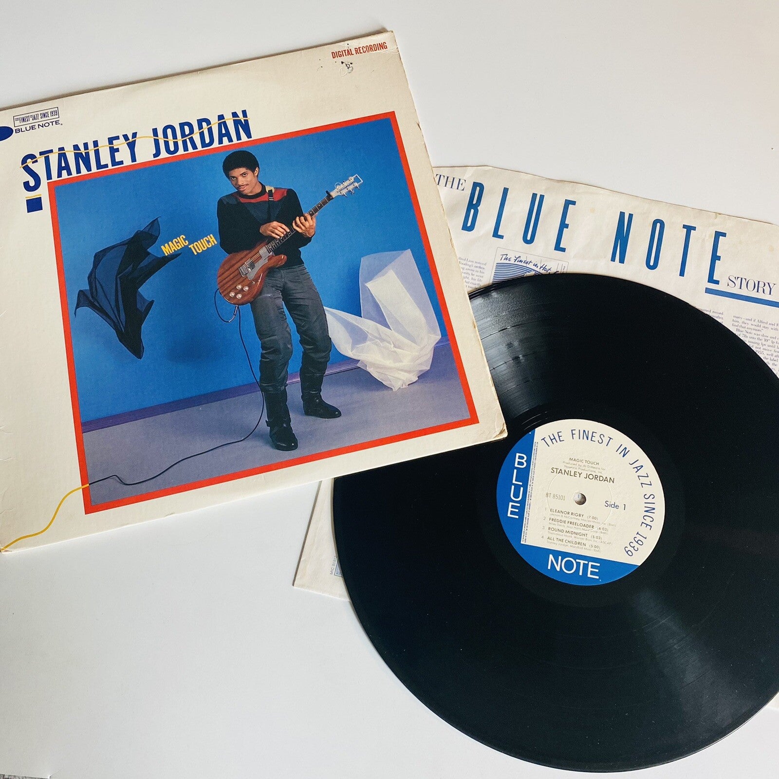 Stanley Jordan MAGIC TOUCH Vinyl LP Record VG+