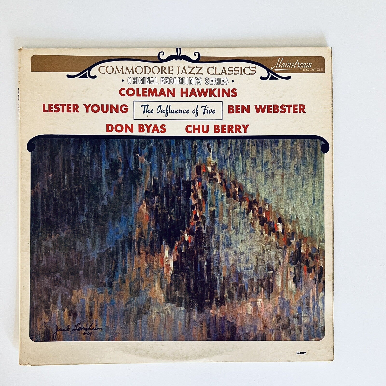 Coleman Hawkins THE INFLUENCE OF FIVE Vinyl LP Record STAMPED "DJ COPY" VG+
