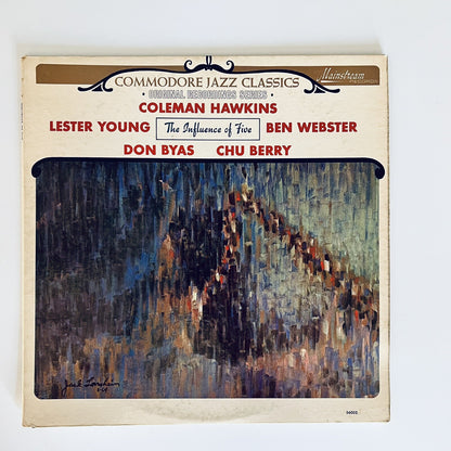 Coleman Hawkins THE INFLUENCE OF FIVE Vinyl LP Record STAMPED "DJ COPY" VG+