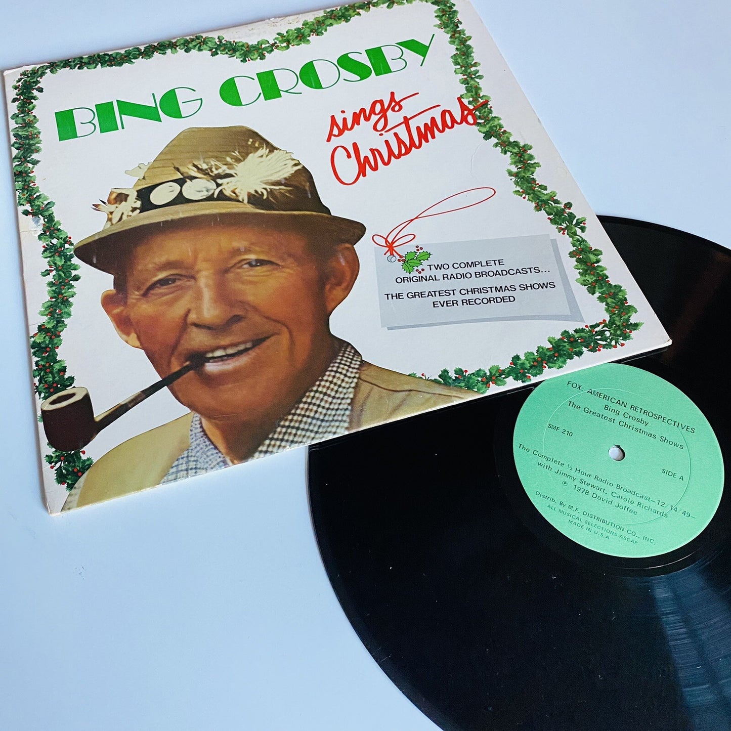 Bing Crosby Sings Christmas Vinyl LP Record VG+