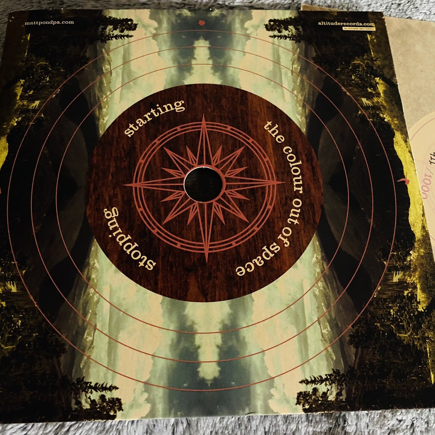 Matt Pond Pa STARTING b/w THE COLOUR OUT OF SPACE Vinyl Record 7” NM