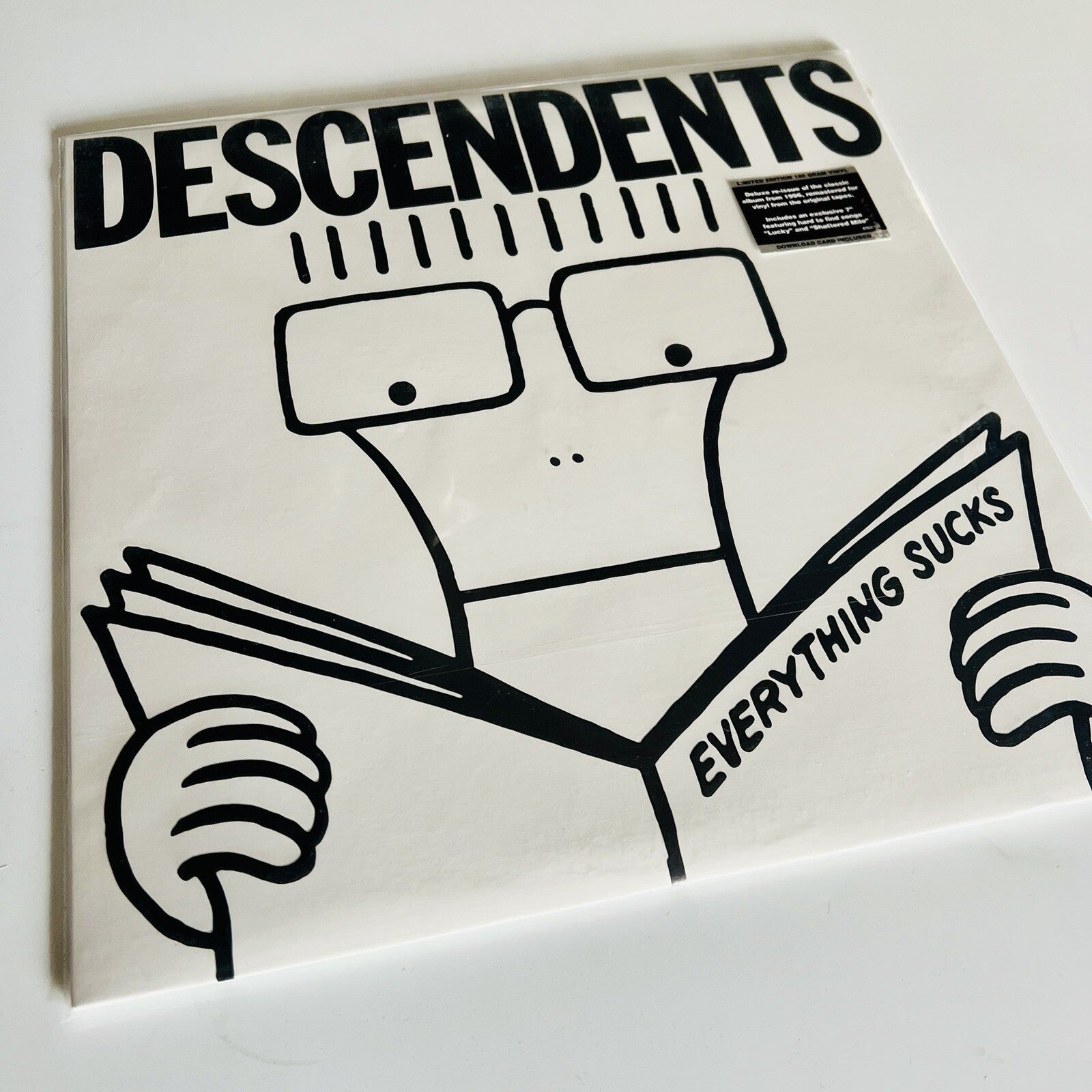 Descendents EVERYTHING SUCKS Vinyl DELUXE LP Record + 7” & download 180g SEALED