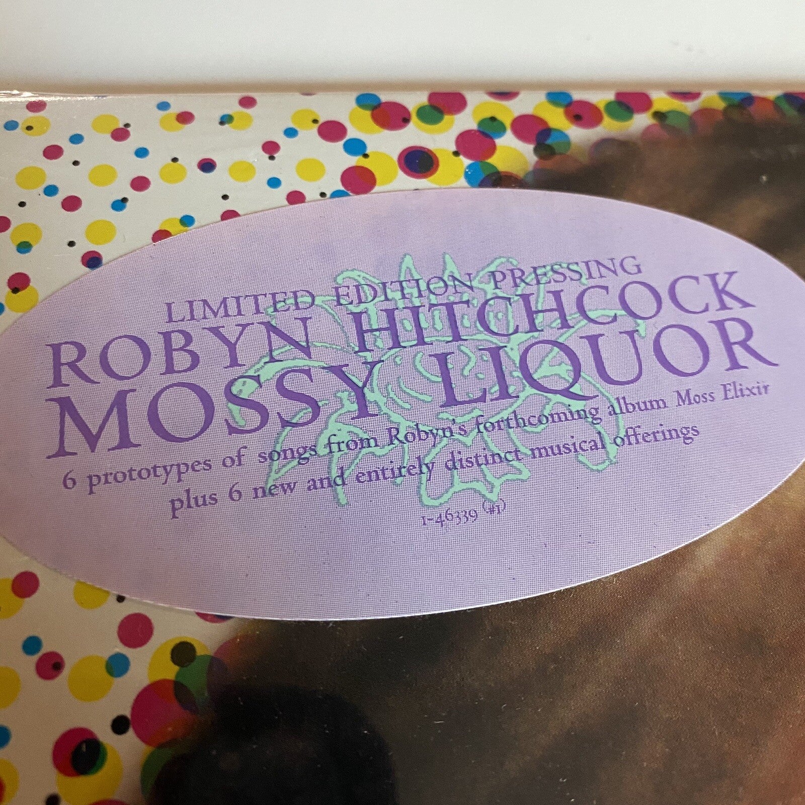 Robyn Hitchcock MOSSY LIQUOR Vinyl Limited LP Record SEALED Mint/NM