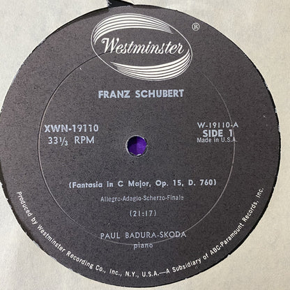 Schubert Bundle SYMPHONY 9; OP 15, 94 VINYL 2xLP RECORDS VG+