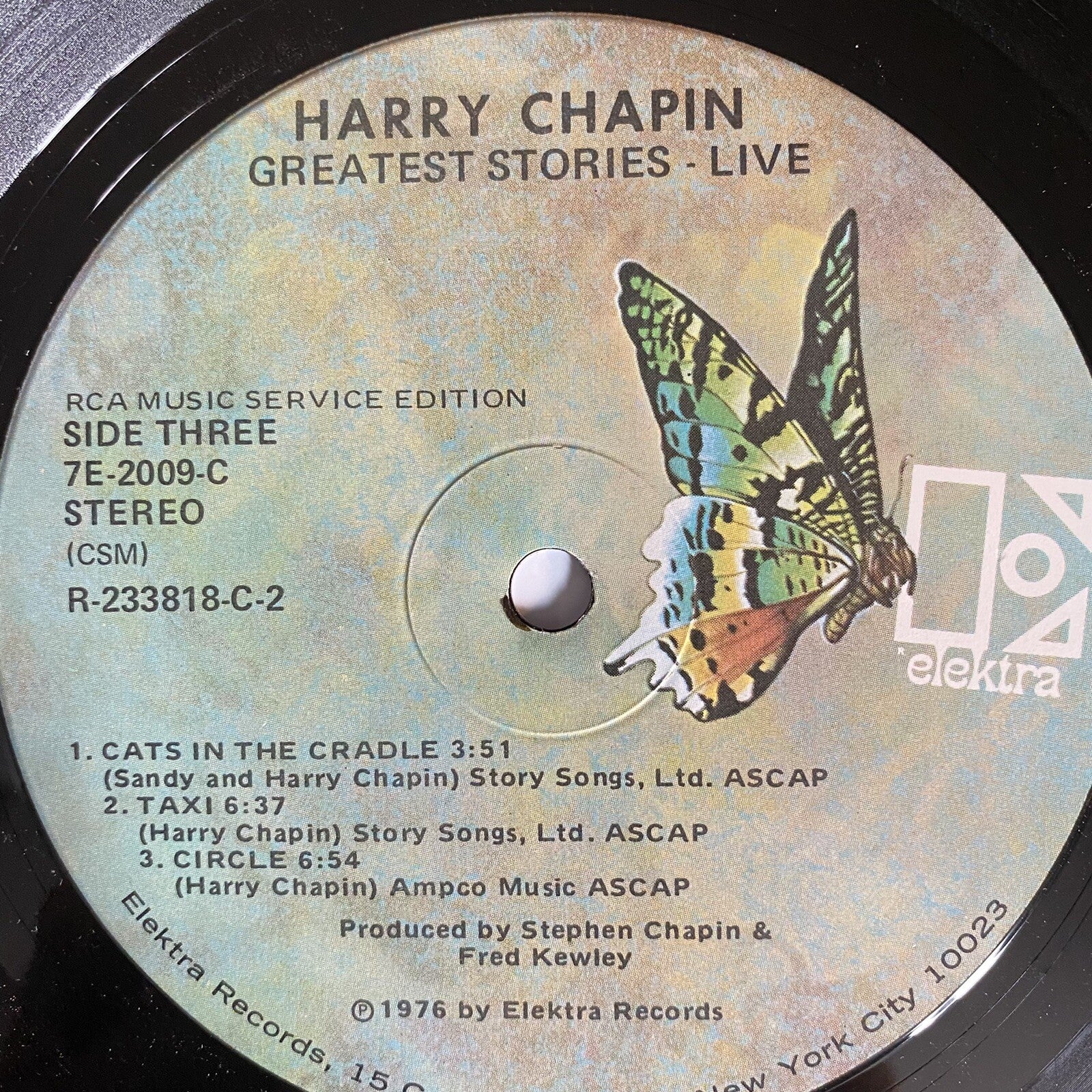 Harry Chapin GREATEST STORIES LIVE Vinyl 2xLP Redeks