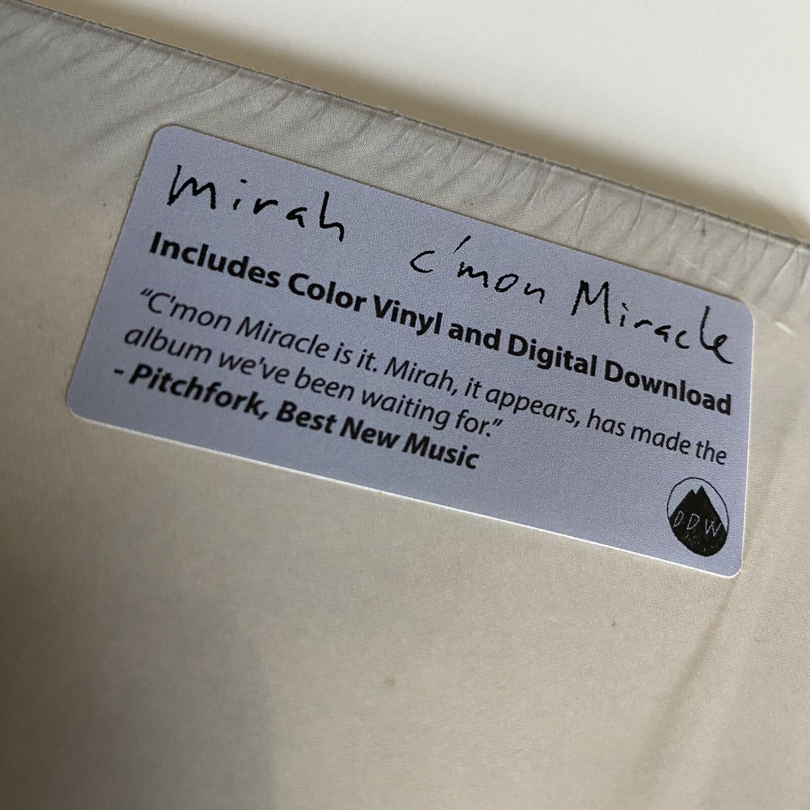 Mirah C’MON MIRACLE Color Vinyl LP Record NEW
