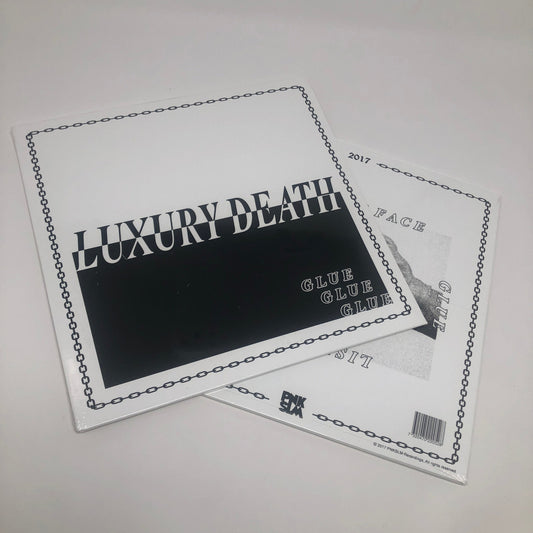 Luxury Death GLUE GLUE GLUE Vinyl EP Record SEALED 10 Inch record ELECTRONOIC