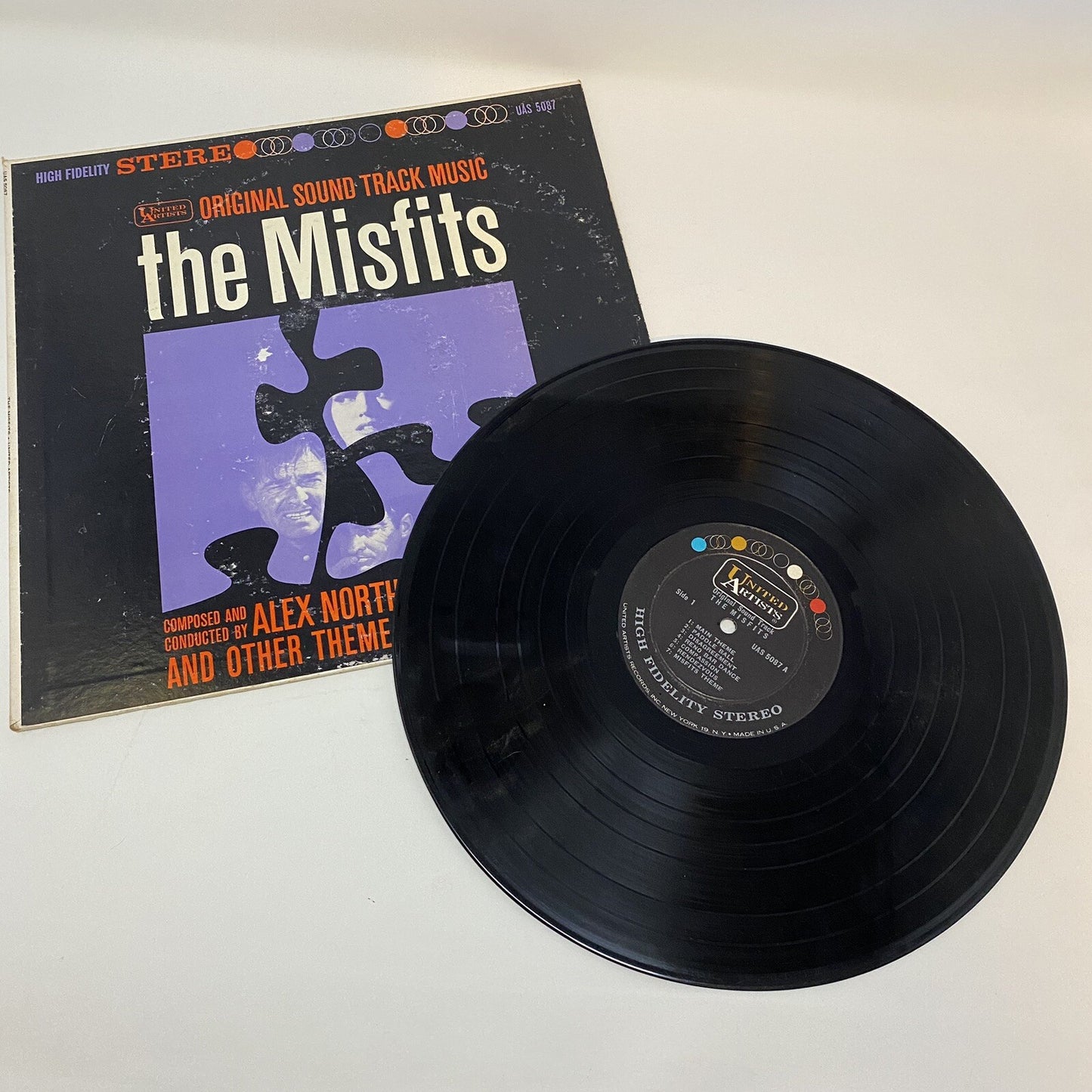 The Misfits OST RECORDING Alex North Vinyl LP Record VG