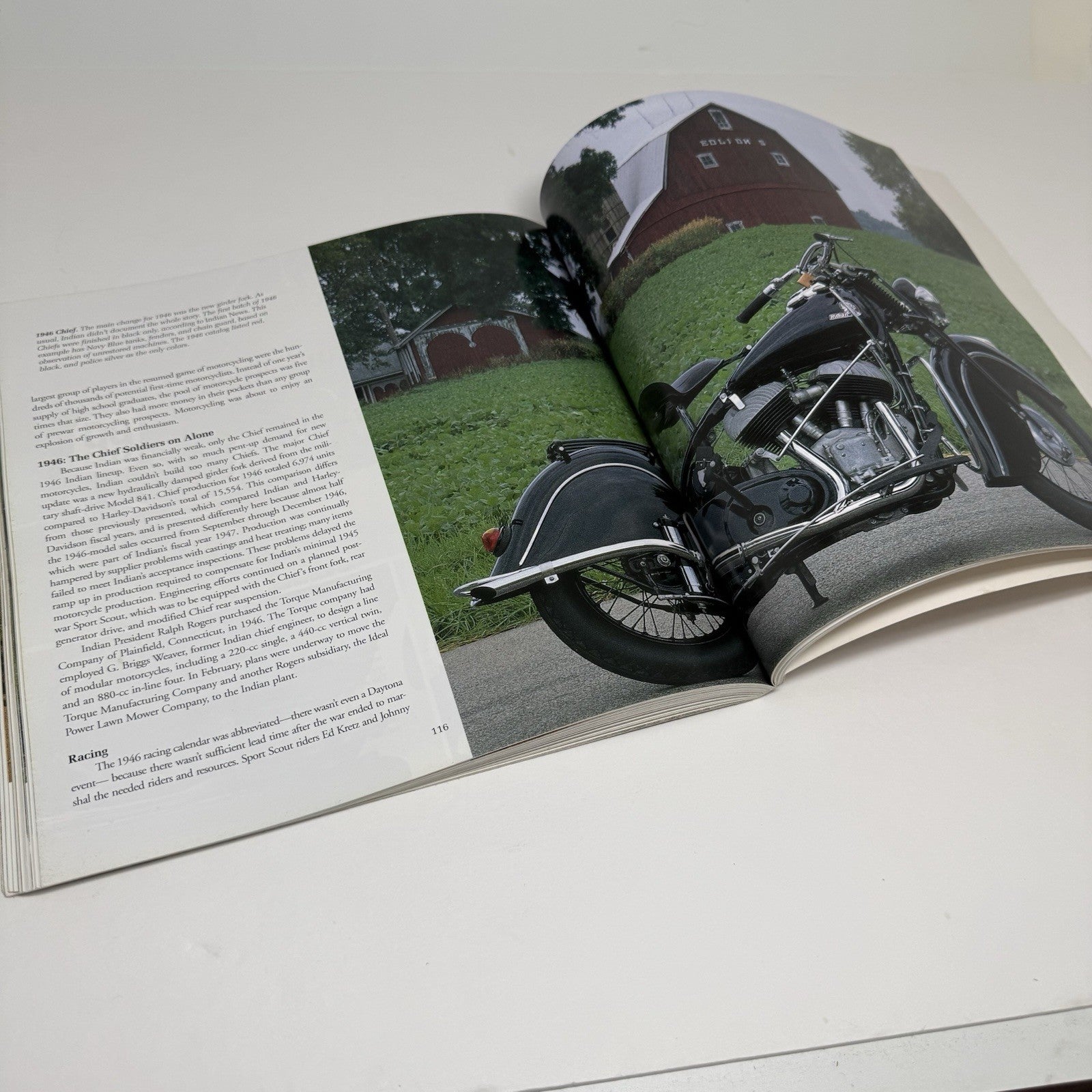 INDIAN MOTORCYCLES by J. Hatfield, H. Halberstadt  SIFT BOOK, Excenllent Cond.
